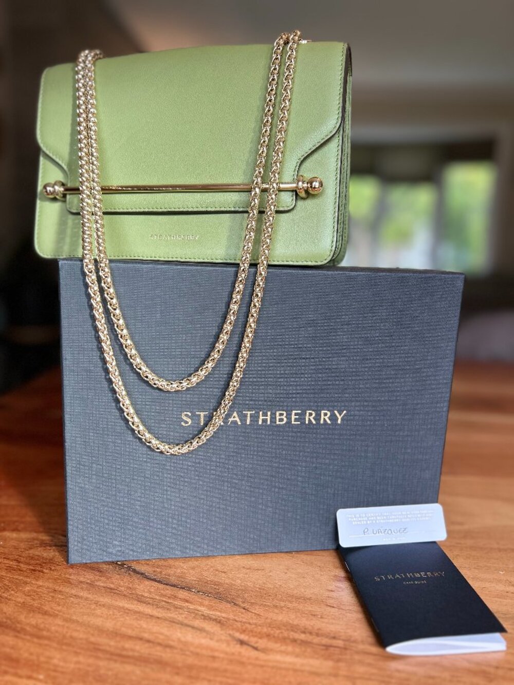 Strathberry East/West Bag - Olive